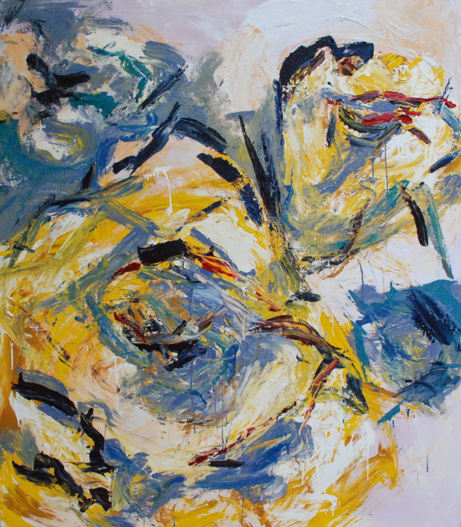 Blue Gesture, first view