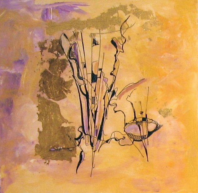 Music, a gestural abstract composition